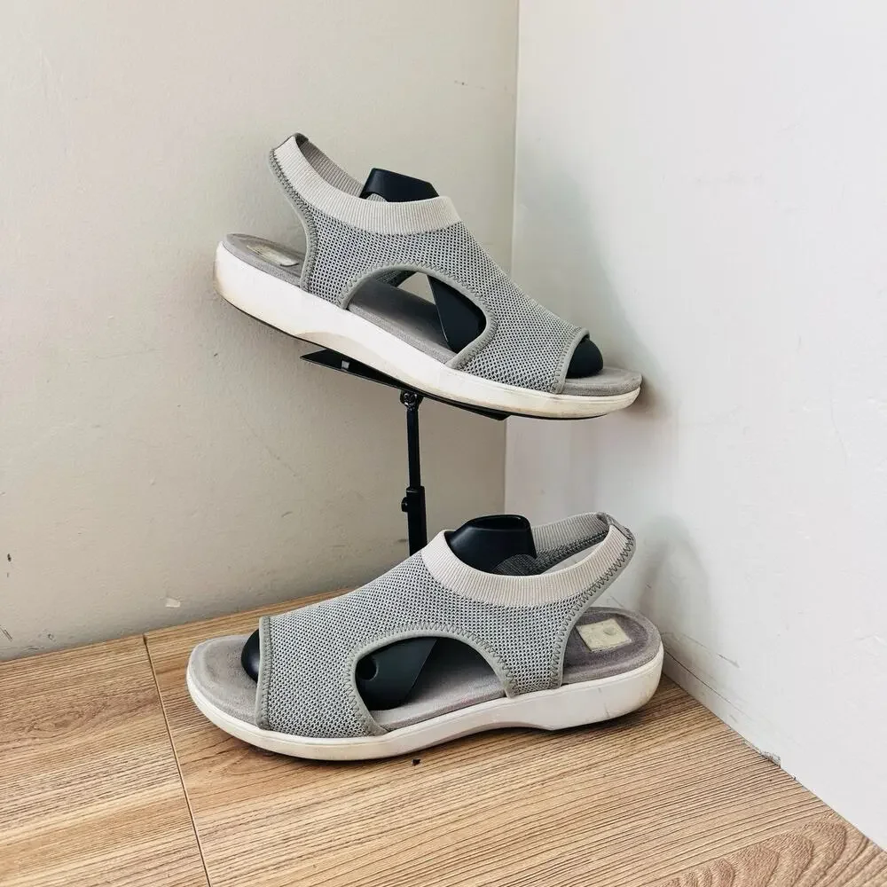 Alegria Qeen Traq Gray Mesh Sandals Women’s Size 11